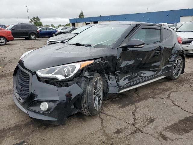 KMHTC6AE5GU249765 - 2016 HYUNDAI VELOSTER TURBO BLACK photo 1