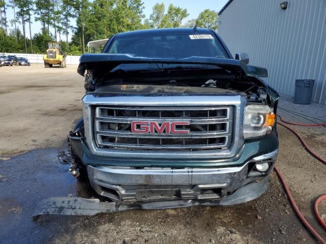 3GTP1VEC8EG514225 - 2014 GMC SIERRA C1500 SLT GREEN photo 5