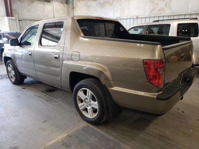 5FPYK16599B102604 - 2009 HONDA RIDGELINE RTL BEIGE photo 2