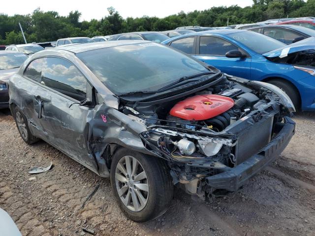 KNAFX6A82E5202312 - 2014 KIA FORTE EX GRAY photo 4