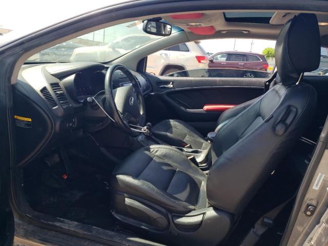 KNAFX6A82E5202312 - 2014 KIA FORTE EX GRAY photo 7