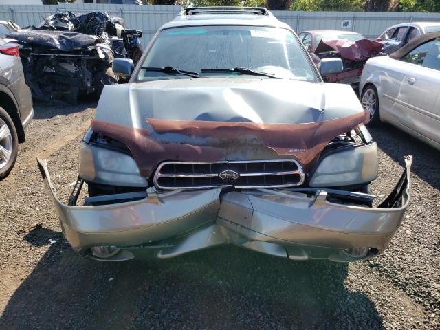 4S3BH686127630844 - 2002 SUBARU LEGACY OUTBACK LIMITED GREEN photo 5
