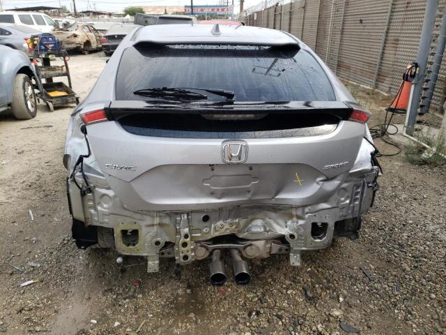 SHHFK7H48HU424316 - 2017 HONDA CIVIC SPORT SILVER photo 6