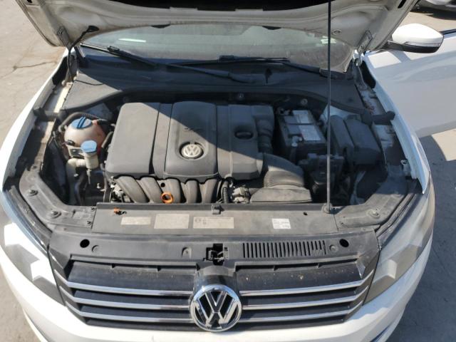 1VWBH7A30DC057643 - 2013 VOLKSWAGEN PASSAT SE WHITE photo 11