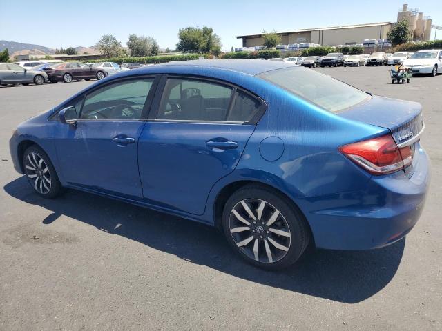 2HGFB2F94FH527714 - 2015 HONDA CIVIC EXL BLUE photo 2