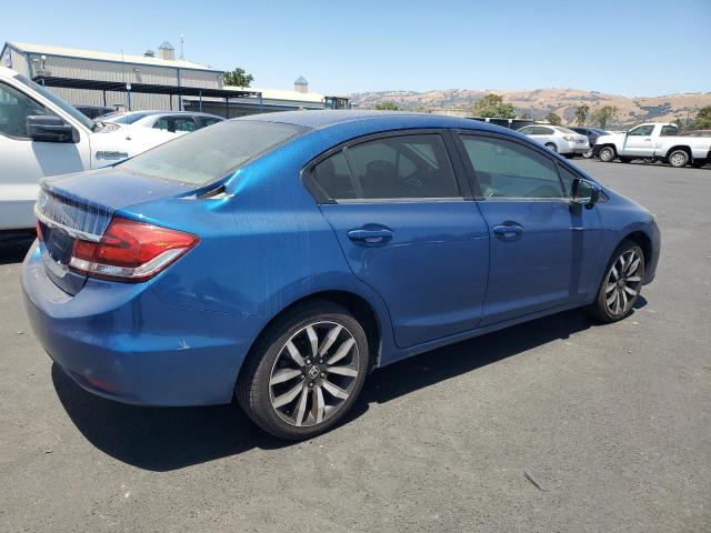 2HGFB2F94FH527714 - 2015 HONDA CIVIC EXL BLUE photo 3
