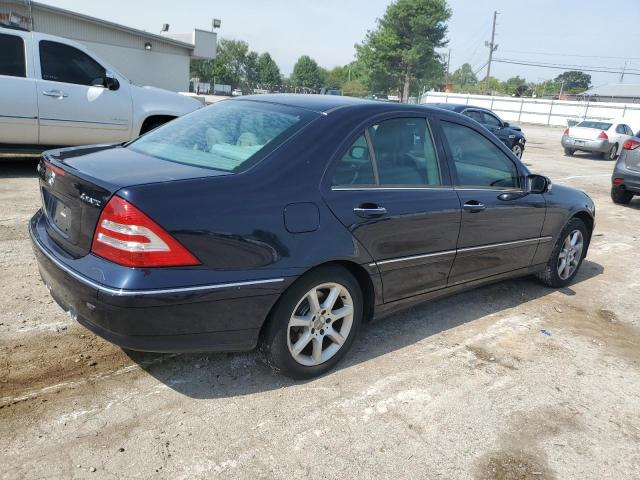 WDBRF92H57F933167 - 2007 MERCEDES-BENZ C 280 4MATIC BLUE photo 3