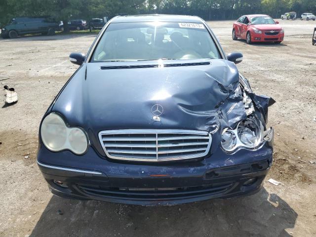 WDBRF92H57F933167 - 2007 MERCEDES-BENZ C 280 4MATIC BLUE photo 5