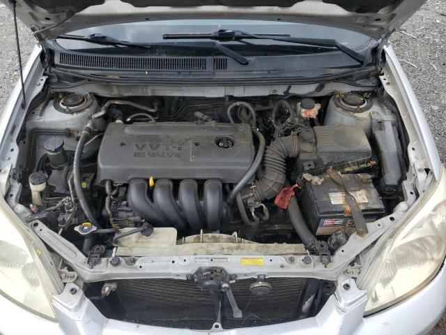2T1KR32E55C471292 - 2005 TOYOTA COROLLA MA XR SILVER photo 11