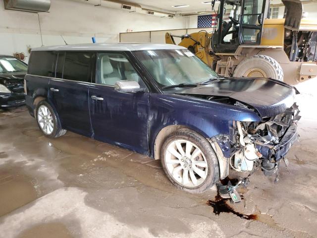 2FMHK6DC5BBD10713 - 2011 FORD FLEX LIMITED BLUE photo 4