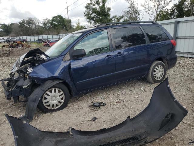 5TDZA23C16S492615 - 2006 TOYOTA SIENNA CE BLUE photo 1