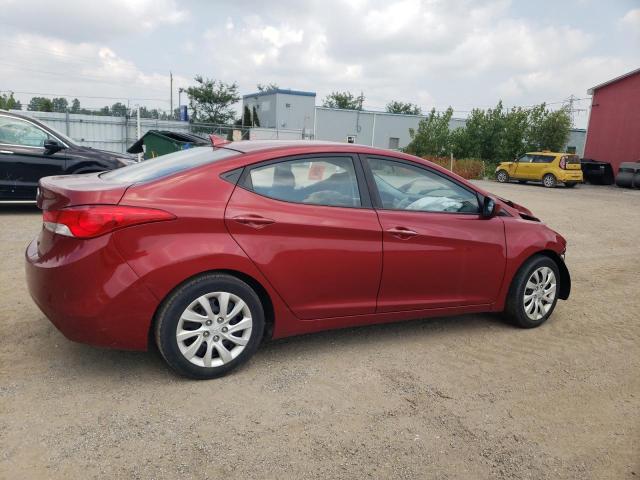 5NPDH4AE2DH439673 - 2013 HYUNDAI ELANTRA GLS RED photo 3