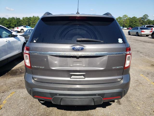 1FM5K7F83DGA10343 - 2013 FORD EXPLORER LIMITED GRAY photo 6