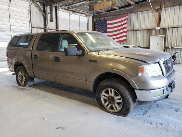 1FTPW14524KA93901 - 2004 FORD F150 SUPERCREW TAN photo 4