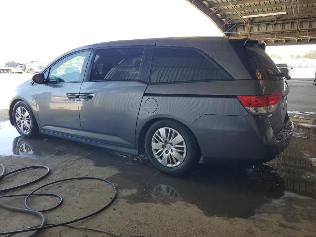 5FNRL5H28EB048324 - 2014 HONDA ODYSSEY LX GRAY photo 2