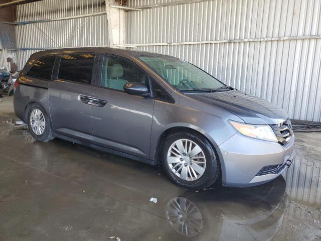 5FNRL5H28EB048324 - 2014 HONDA ODYSSEY LX GRAY photo 4