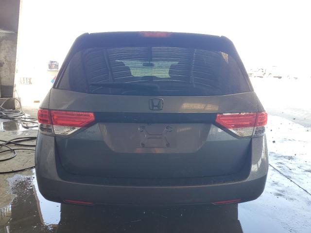 5FNRL5H28EB048324 - 2014 HONDA ODYSSEY LX GRAY photo 6