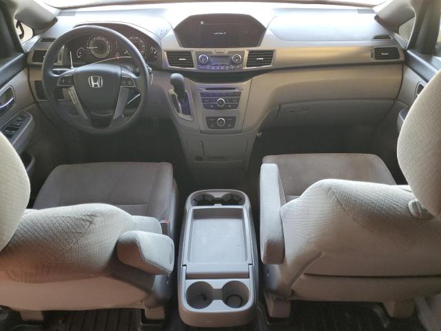 5FNRL5H28EB048324 - 2014 HONDA ODYSSEY LX GRAY photo 8