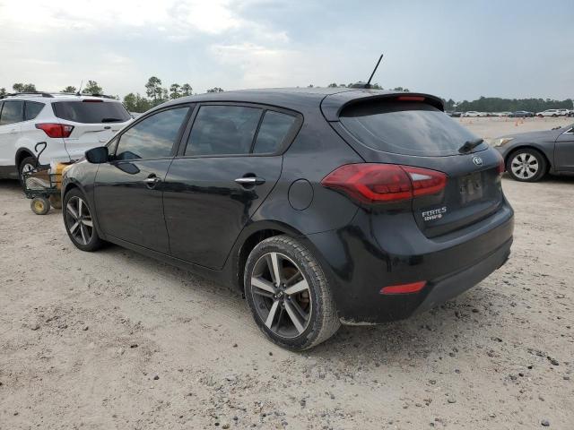 KNAFX5A87H5673662 - 2017 KIA FORTE EX BLACK photo 2