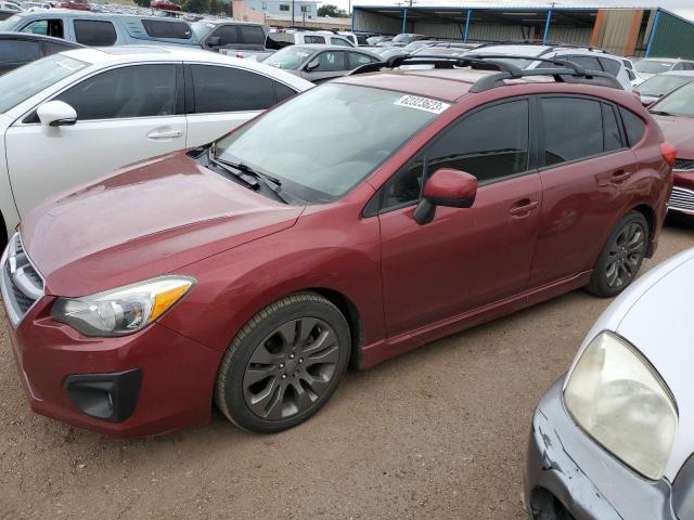 JF1GPAL63E8253764 - 2014 SUBARU IMPREZA SPORT PREMIUM RED photo 1