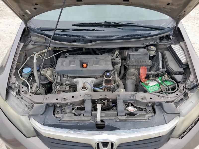 JHMFB2F54CS001470 - 2012 HONDA CIVIC LX BROWN photo 11