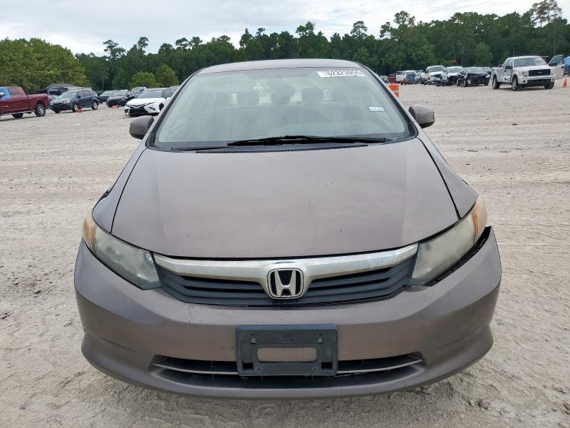 JHMFB2F54CS001470 - 2012 HONDA CIVIC LX BROWN photo 5