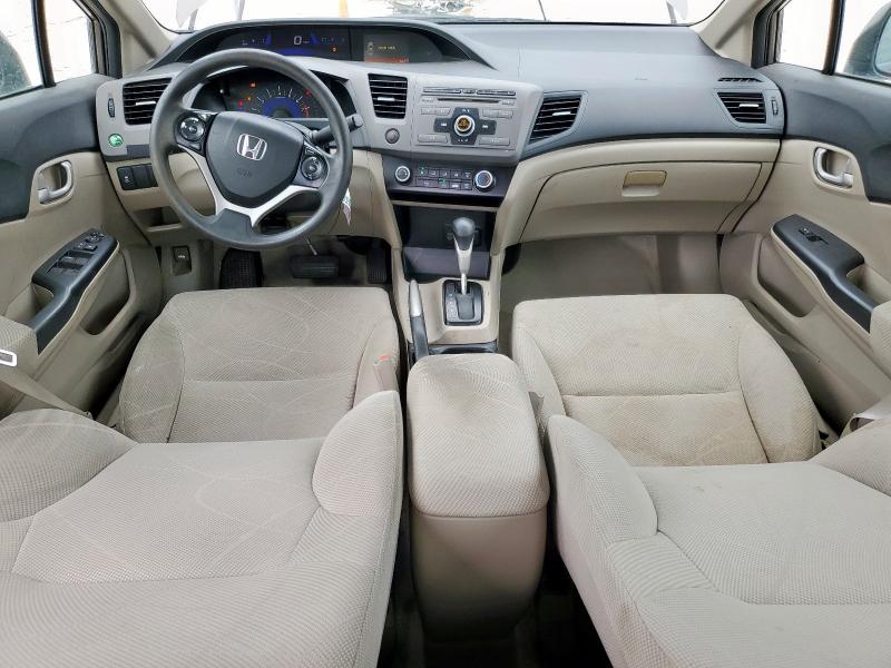 JHMFB2F54CS001470 - 2012 HONDA CIVIC LX BROWN photo 8