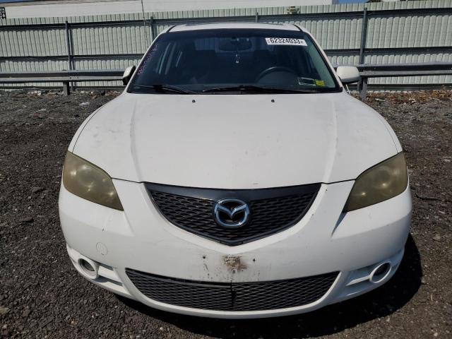 JM1BK323941187296 - 2004 MAZDA MAZDA3 S WHITE photo 5