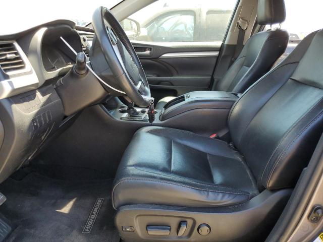 5TDJKRFH2GS291334 - 2016 TOYOTA HIGHLANDER XLE GRAY photo 7