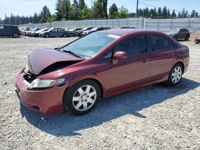 19XFA1F52BE005632 - 2011 HONDA CIVIC LX MAROON photo 1