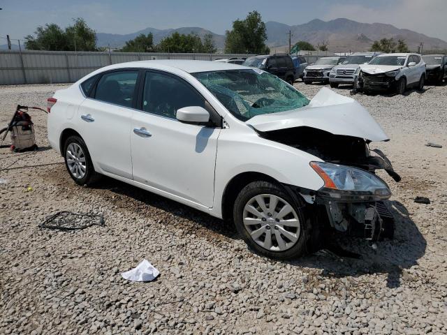 3N1AB7AP3EY245670 - 2014 NISSAN SENTRA S WHITE photo 4