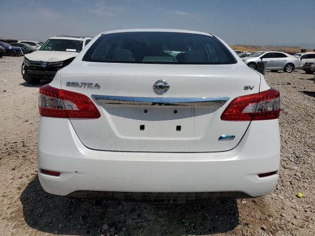 3N1AB7AP3EY245670 - 2014 NISSAN SENTRA S WHITE photo 6