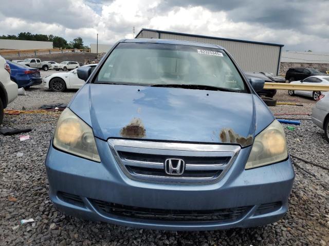 5FNRL38657B046105 - 2007 HONDA ODYSSEY EXL BLUE photo 5
