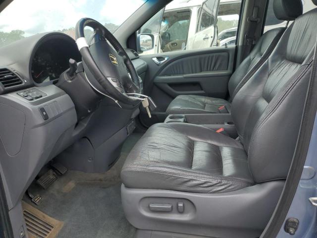 5FNRL38657B046105 - 2007 HONDA ODYSSEY EXL BLUE photo 7