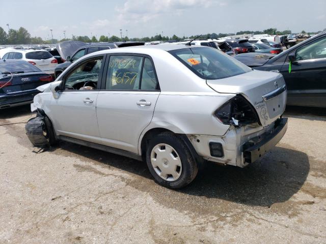 3N1BC11E19L397916 - 2009 NISSAN VERSA S SILVER photo 2