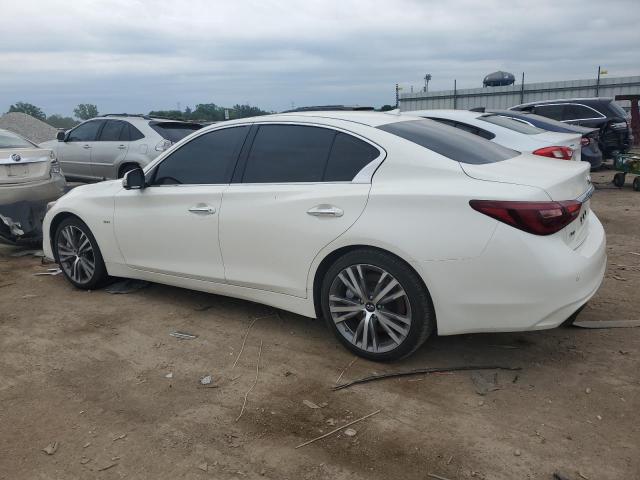 JN1EV7AR0KM559608 - 2019 INFINITI Q50 LUXE WHITE photo 2