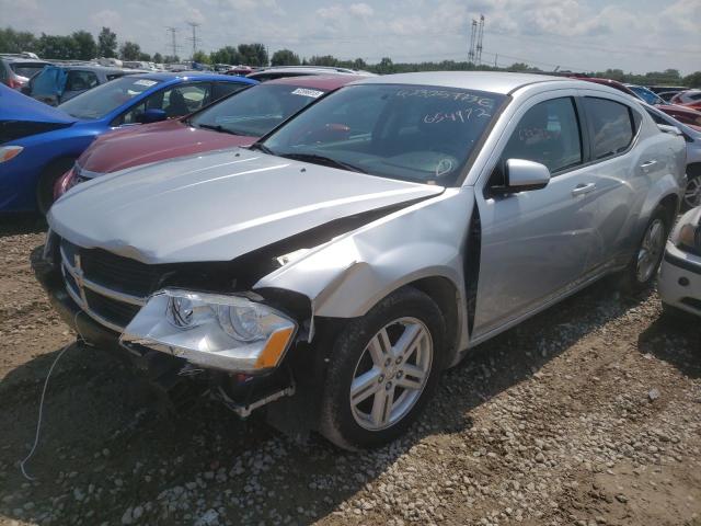 1B3CC5FB1AN174109 - 2010 DODGE AVENGER R/T SILVER photo 1