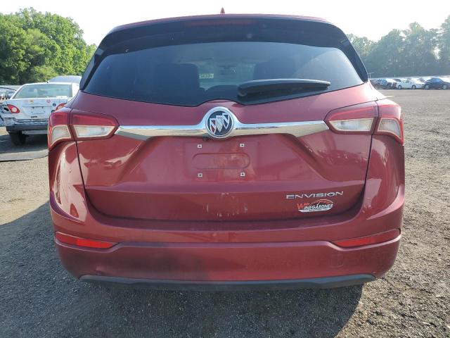 LRBFXBSA6KD140992 - 2019 BUICK ENVISION PREFERRED RED photo 6
