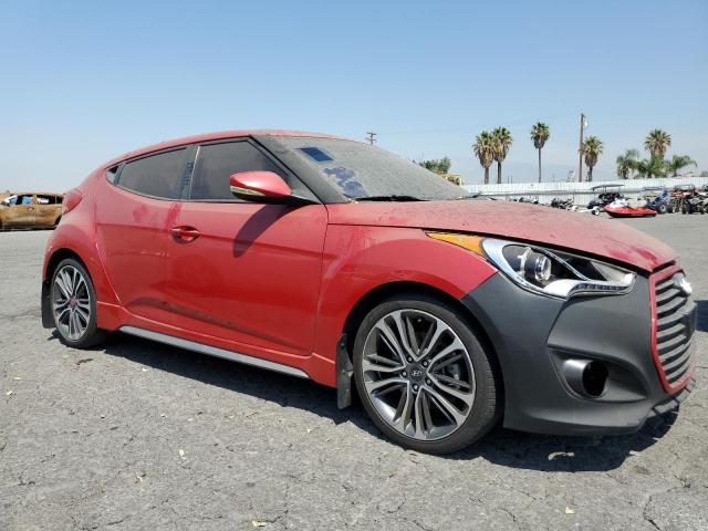 KMHTC6AE5GU261978 - 2016 HYUNDAI VELOSTER TURBO RED photo 4