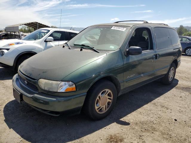 4N2XN11T7YD802108 - 2000 NISSAN QUEST SE GREEN photo 1