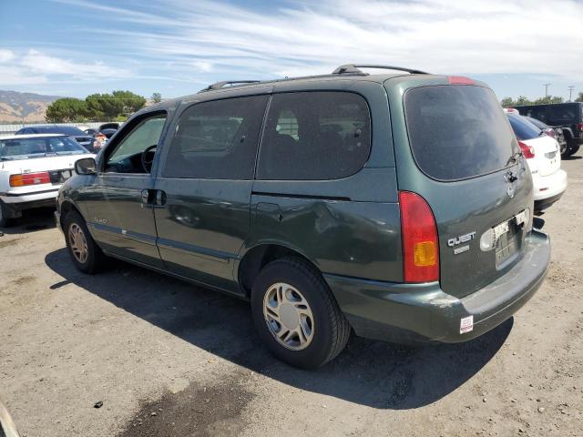 4N2XN11T7YD802108 - 2000 NISSAN QUEST SE GREEN photo 2