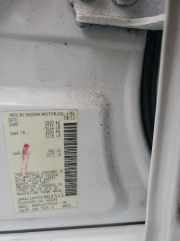 1N4AL3AP5FN902511 - 2015 NISSAN ALTIMA 2.5 Blanc photo 12