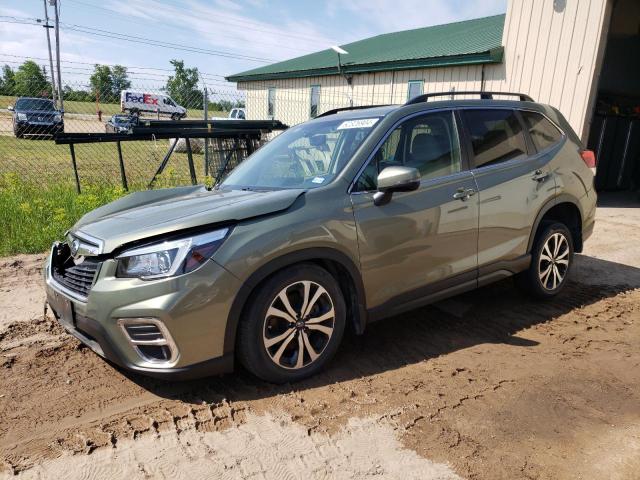 JF2SKAUC7KH478337 - 2019 SUBARU FORESTER LIMITED GREEN photo 1