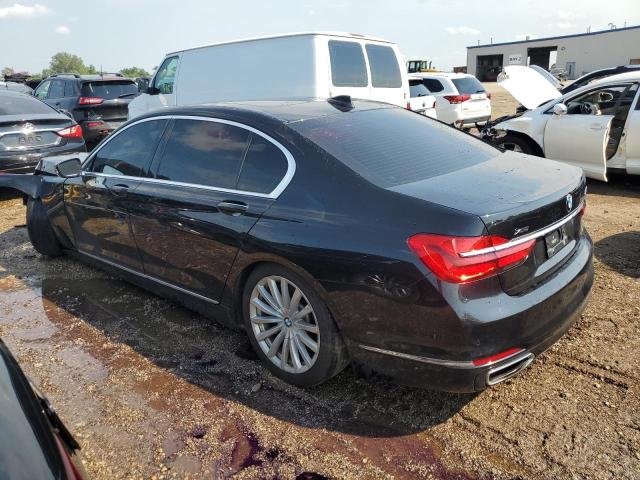 WBA7E4C31HGV23296 - 2017 BMW 740 XI BLACK photo 2
