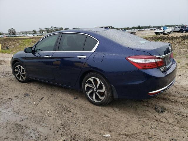 1HGCR2F76GA064391 - 2016 HONDA ACCORD EX BLUE photo 2