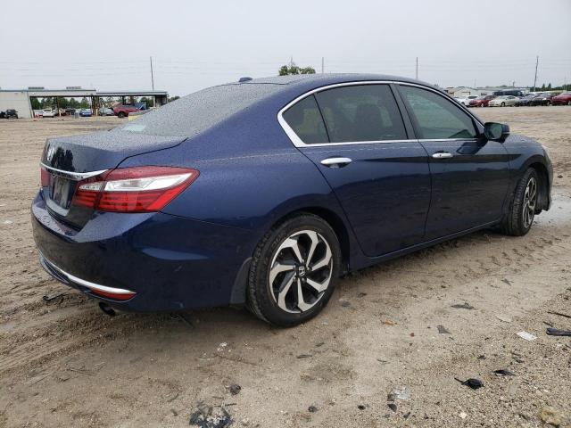 1HGCR2F76GA064391 - 2016 HONDA ACCORD EX BLUE photo 3