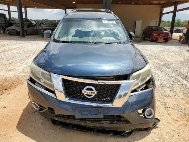 5N1AR2MN2EC607336 - 2014 NISSAN PATHFINDER S BLUE photo 5