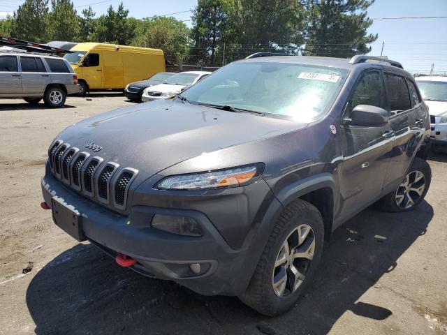 1C4PJMBS8FW569444 - 2015 JEEP CHEROKEE TRAILHAWK GRAY photo 1