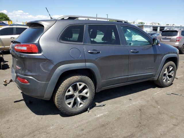 1C4PJMBS8FW569444 - 2015 JEEP CHEROKEE TRAILHAWK GRAY photo 3