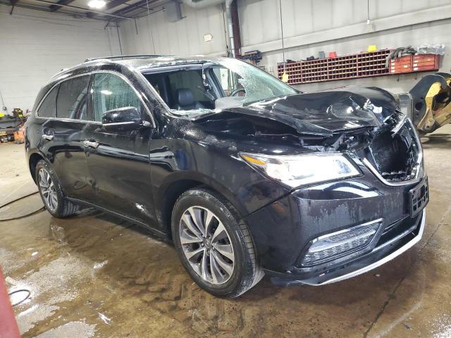5FRYD4H41GB018300 - 2016 ACURA MDX TECHNOLOGY BLACK photo 4